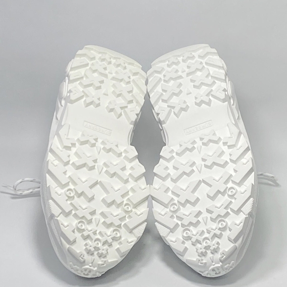 Burberry Arthur Vintage Checkered Cotton & Leather Low Top Sneaker Size 36-1/2 - Picture 3 of 8